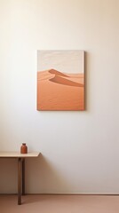 Sahara Desert painting plywood desert.
