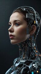 Conceptual image of AI and modern technology