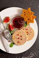 Foie Gras with Star-Shaped Toast and Figs – Elegant Holiday Appetizer
