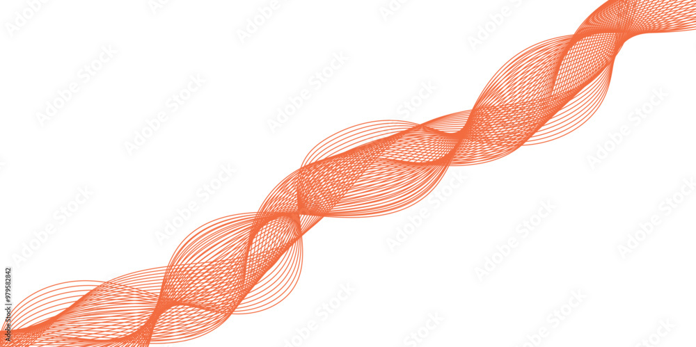 Fototapete abstract colorful wave element for design. digital frequency track equalizer. digital frequency trac