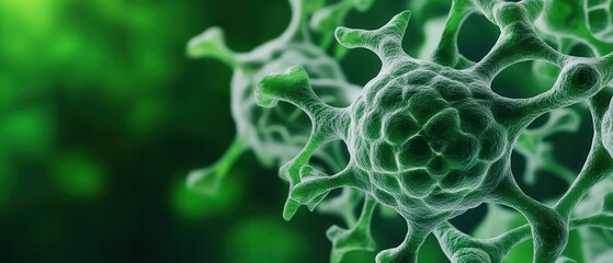 Microscopic view of plant cells enhanced with nanomaterials for increased photosynthesis, plant nanotechnology, botanical enhancement