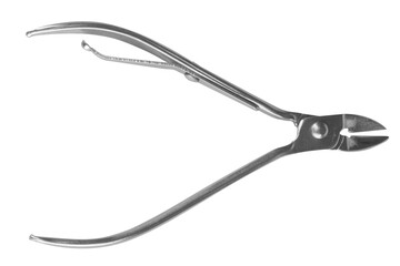 Nail clippers collection isolated on white background