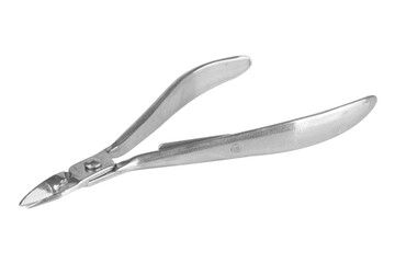 Nail clippers collection isolated on white background