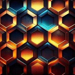 Contemporary Hexagon Pattern with a Sleek Finish