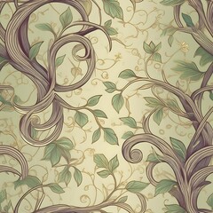 Sophisticated Pattern Featuring Delicate Vines