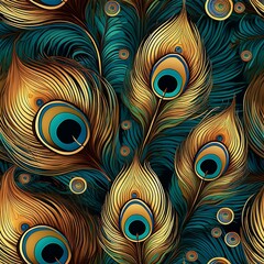 Chic and Elegant Design with Peacock Feathers