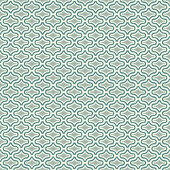 Paseo abstract ornament. Oriental traditional pattern. Maroccan mosaic tiles. Repeated geometric figures wallpaper. Arabesque digital paper, textile print. Seamless surface design. Vector illustration