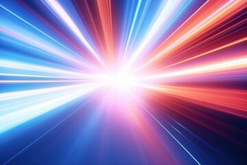 Obraz premium Acceleration on bright background backgrounds futuristic technology.