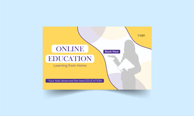 Professional Business Premium Attractive corporate  Creative Abstract business youtube  video thumbnail web banner vector template