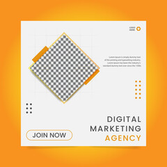 Digital marketing agency social media post template
