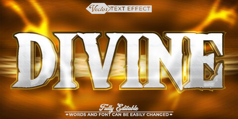 Dıvıne Angel  Vector Editable Text Effect Template