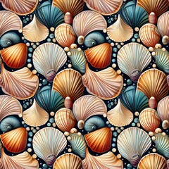 Graceful Seashell Design with a Refined Touch