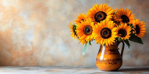 Sunflowers in a Vase
