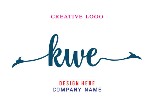 KWE  lettering logo is simple, easy to understand and authoritative