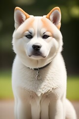 Fototapeta premium a potrait of a Akita