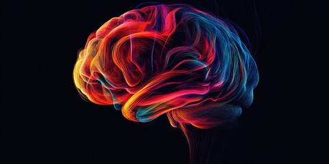 Obraz premium Neuromorphic Brain Art