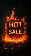 Flaming Hot Sale Typography