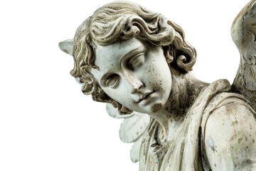 Michael angel statue sculpture person human.