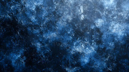 Obraz premium Dark blue grunge abstract background with many irregularities and traces.
