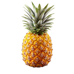 Fototapeta premium cute pineapple isolated on transparent background