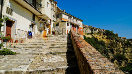 Borgo fantasma della Rabatana, quartiere abbandonato della cittadina di...