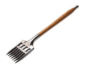 Garden rake isolated on transparent background