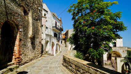 Borgo fantasma della Rabatana, quartiere abbandonato della cittadina di...