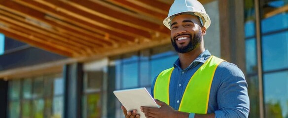 The Smiling Construction Worker