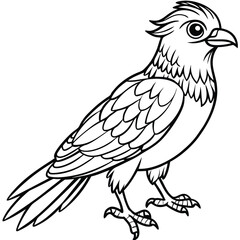 Obraz premium illustration of a bird vector file