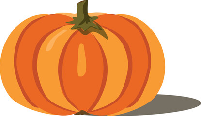 auyama which translates as West Indian pumpkin clipart or halloween pumpkin isolated on transparent background
