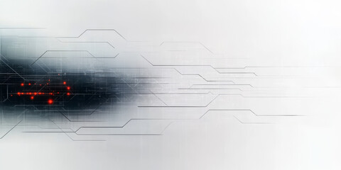 Abstract Tech Circuit: Digital Communication and Data Patterns