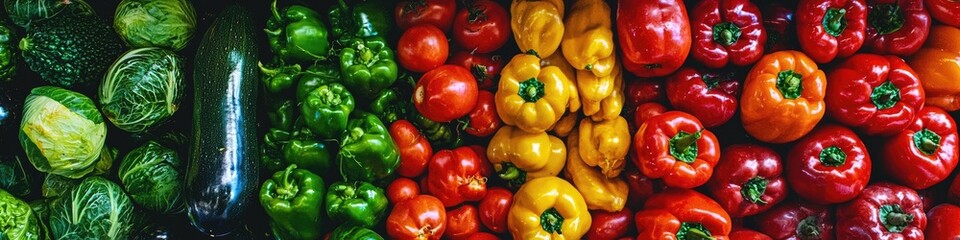 fresh vegetables on the shelves in the store. Selective focus
