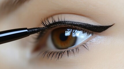 Gel eyeliner offers smooth application and is great for creating smudged or blended looks