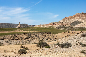 Désert de Bardenas en Espagne