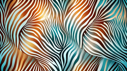 Abstract background with intricate zebra pattern