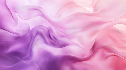 Obraz premium Pink and purple fabric flowing creating abstract background