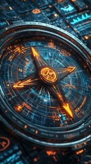 Obraz premium The Data Driven Compass, Digital Marketing Strategies