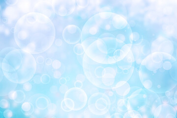 Abstract blue white and light turquoise delicate beautiful blurred background. Fresh modern light texture with soft style design for happy spring and summer backdrop and poster concept.