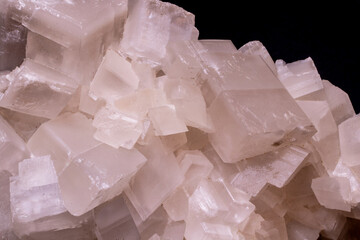 Mineral specimen with stunning calcite crystals sparkling in natural light
