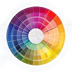 Obraz premium color-wheel-on-transparent-background 