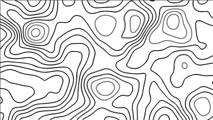 Topography vector background, banner. Imitation of a geographical map, contour lines. Modern design with topographic wavy pattern design.paper texture Imitation of a geographical map shades.Technology