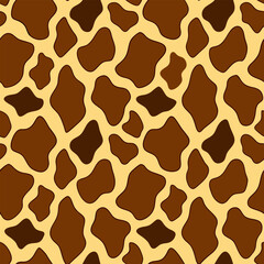 Giraffe skin. Giraffe seamless pattern. Giraffe print