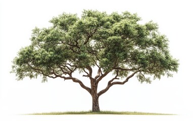 Obraz premium tree isolated stock photo on white background 