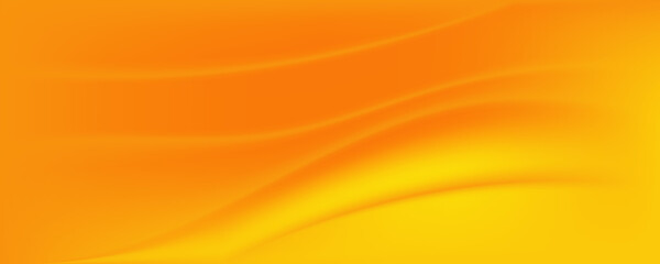 Abstract orange background with overlapping wavy lines.