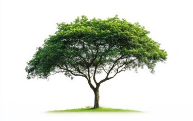 tree isolated stock photo on white background