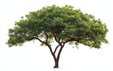 Obraz premium tree isolated stock photo on white background 