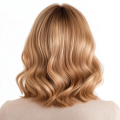 Fototapeta premium Blonde Wig Isolated