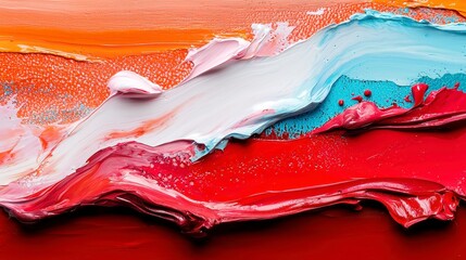 Vibrant Abstract Canvas, a burst of colors blending seamlessly, intricate textures create depth, inviting exploration and imagination, perfect for diverse artistic uses.