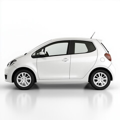 Obraz premium Compact Car Isolated
