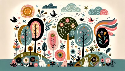  "Jardines Encantados: Aventuras de Colores"